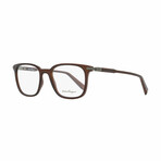 Salvatore Ferragamo // Men's Rectangular Optical Frames // Brown, Gunmetal