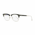 Tom Ford // Unisex Titanium Clubmaster Optical Frames // Matte Black, Ruthenium