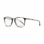 Salvatore Ferragamo // Men's Rectangular Optical Frames // Gray Havana, Gunmetal