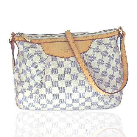 Louis Vuitton // Siracusa PM Damier Azur Bag // Serial #: GI4103 // Pre-Owned