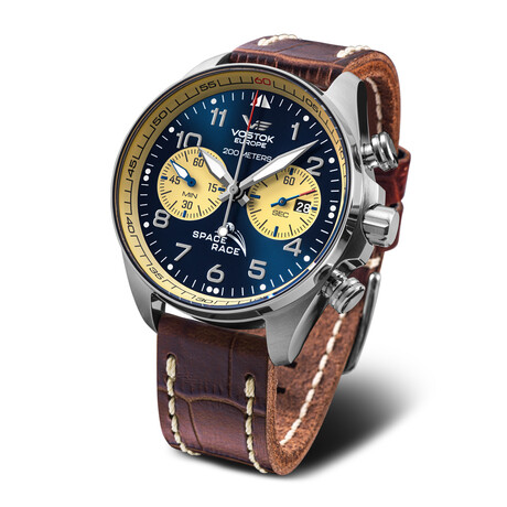 Vostok-Europe Space Race Chronograph Automatic // YM8J/320D657