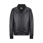 Greyson Leather Jacket // Black (3XL)