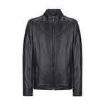 Lewis Leather Jacket // Black (S)