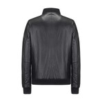 Greyson Leather Jacket // Black (3XL)
