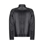 Ivan Leather Jacket // Black (XL)