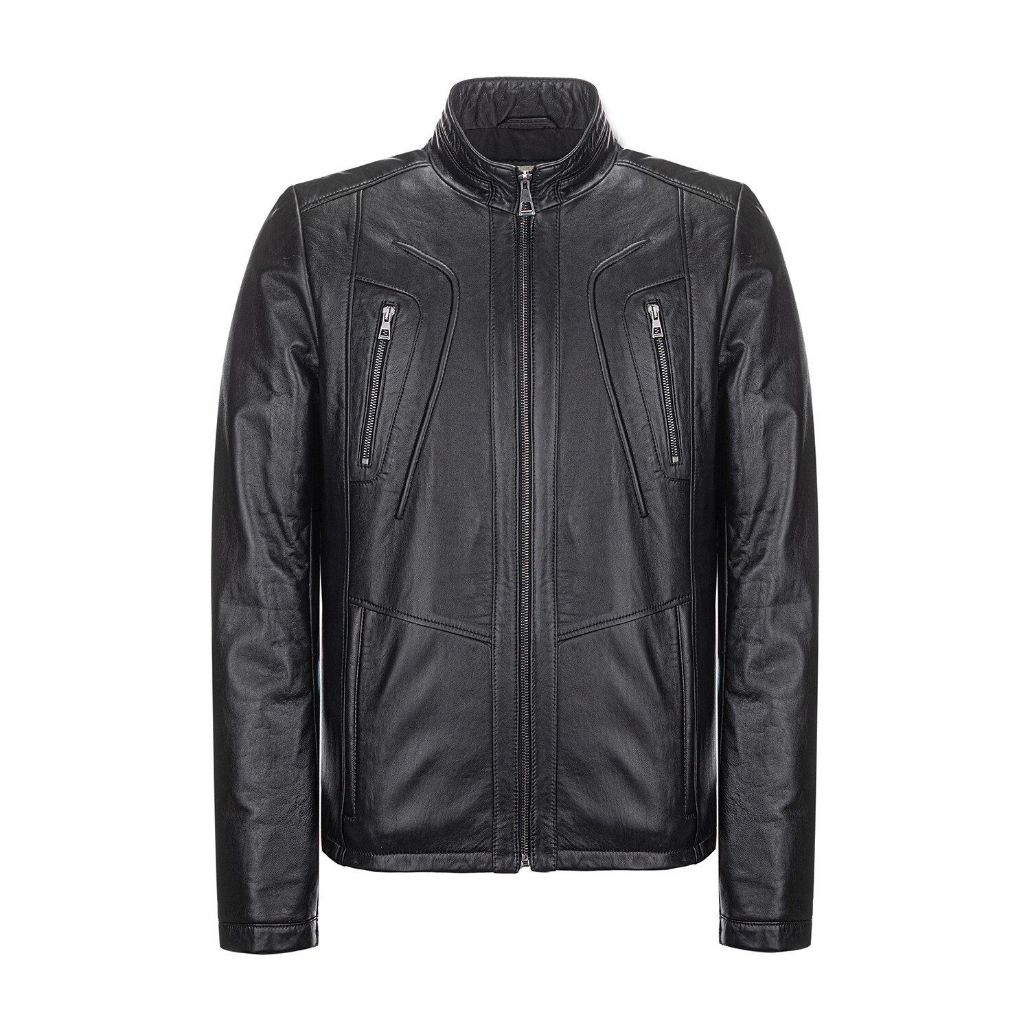 Edgar Leather Jacket // Black (L) - Giorgio di Mare Leather Jackets ...