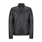 Edgar Leather Jacket // Black (5XL)