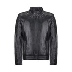 Ivan Leather Jacket // Black (L)