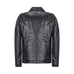 River Leather Jacket // Black (M)