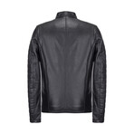 Allen Leather Jacket // Black (M)