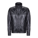 Wyatt Leather Jacket // Black (L)