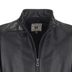 Lewis Leather Jacket // Black (XS)