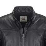 Brennan Leather Jacket // Black (M)