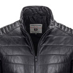 Mateo Leather Jacket // Black (3XL)
