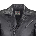 Tristan Leather Jacket // Black (3XL)