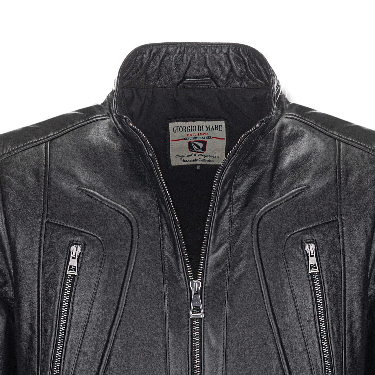 Edgar Leather Jacket // Black (XS) - Giorgio di Mare Leather Jackets ...