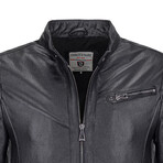 Allen Leather Jacket // Black (M)