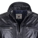 Bradford Leather Jacket // Black (L)