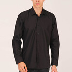 Button Up Shirt // Black (S)