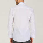 Button Up w/ Black Logo // White (S)