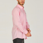 Edgar Button Up Shirt // Pink (Small)