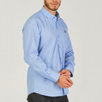 Button Up w/ Logo // Blue (S)