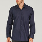 Button Up Shirt // Dark Blue (S)