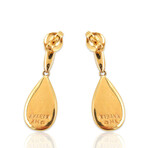 Kabana // 14K Yellow Gold Diamond + White Mother of Pearl Earrings // Pre-Owned