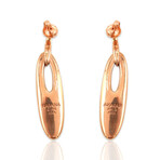 Kabana // 14K Rose Gold Diamond + Pink Mother of Pearl Earrings I // Pre-Owned