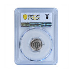 1876 Three Cent Nickel // PCGS Certified MS65 // Wood Presentation Box
