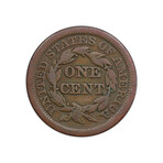Braided Hair Large Cent (1839-1857) // Deluxe Display Box