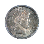 1894 Barber Silver Dime // PCGS Certified MS63 // Wood Presentation Box
