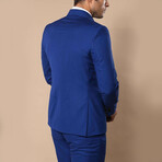 Samir 2-Piece Double Breasted Suit // Blue (Euro: 54)