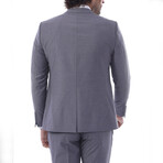 Carlos Slimfit Plain 2-Piece Suit // Smoked (Euro: 46)