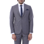 Carlos Slimfit Plain 2-Piece Suit // Smoked (Euro: 46)