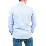 7802 Reversible Cuff Button-Down Shirt // Light Blue (S)