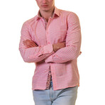 7690 Reversible Cuff Button-Down Shirt // Pink + White (XS)