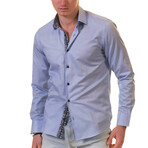 Isaac Reversible Cuff Button-Down Shirt // Light Blue (3XL)
