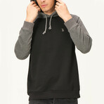 Jovan Sweatshirt // Black + Anthracite (S)