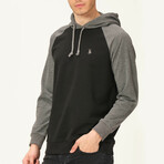 Jovan Sweatshirt // Black + Anthracite (S)