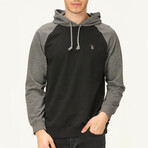 Jovan Sweatshirt // Black + Anthracite (S)