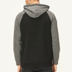 Jovan Sweatshirt // Black + Anthracite (S)