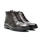 Men's Lace-Up Leather Boots // Brown (Size 42)