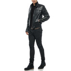 Baki Leather Jacket // Black (M)