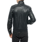 Baki Leather Jacket // Black (M)