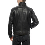 2870D Leather Jacket // Black (M)