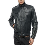 Baki Leather Jacket // Black (M)