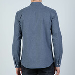 Dillon Button Up Shirt // Dark Navy (XS)