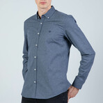 Dillon Button Up Shirt // Dark Navy (XS)