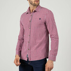 David Button Up Shirt // Bordeaux (2XL)